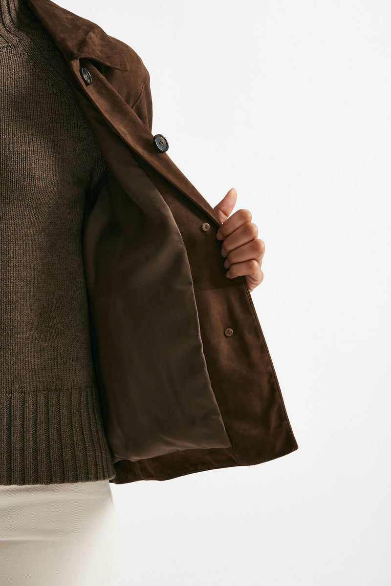 Giacca CLOE in suede marrone women Max mara s - 5