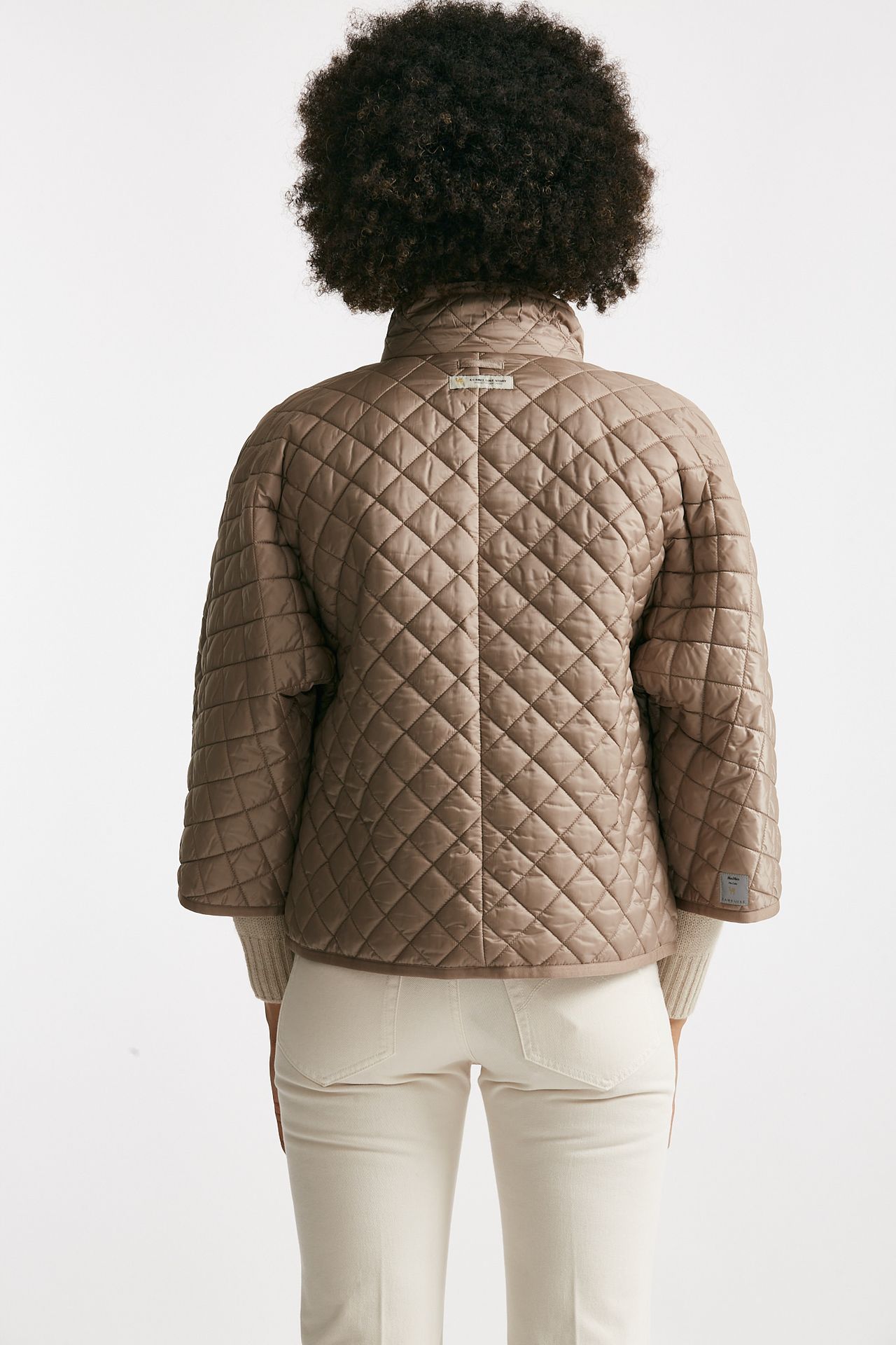 Giubbino DELFINA in tela antigoccia  beige women Max mara s - 4