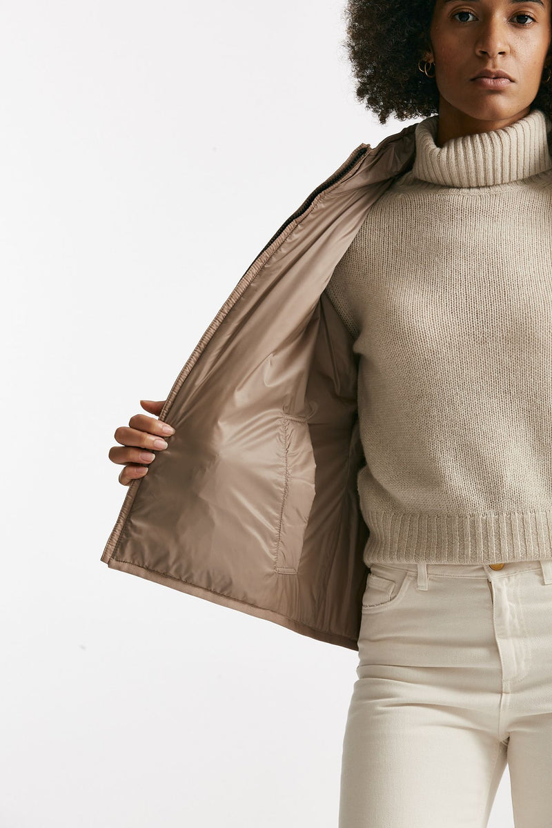 Giubbino DELFINA in tela antigoccia  beige women Max mara s - 6