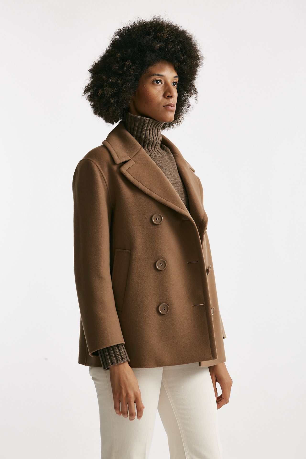 Caban ELISE in drap di lana cammello women Max mara s - 2