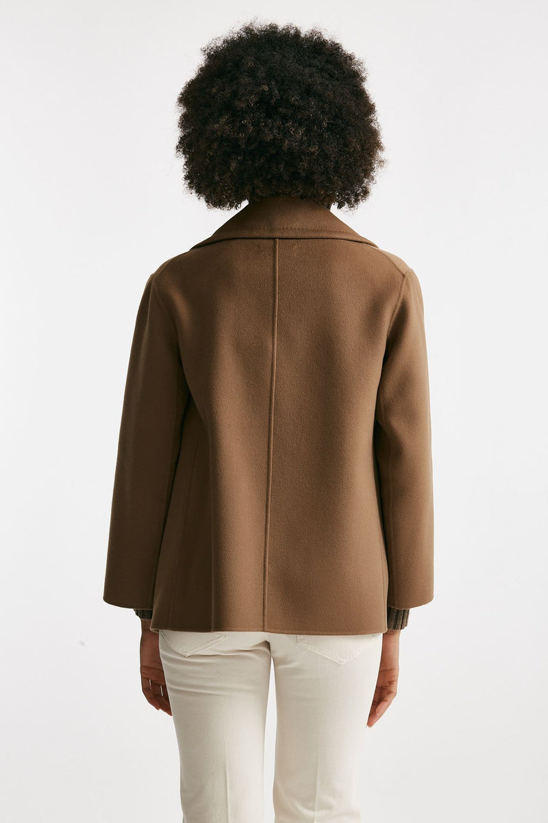 Caban ELISE in drap di lana cammello women Max mara s - 3