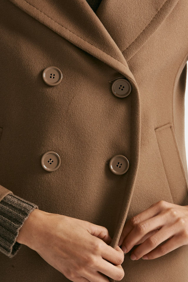 Caban ELISE in drap di lana cammello women Max mara s - 7