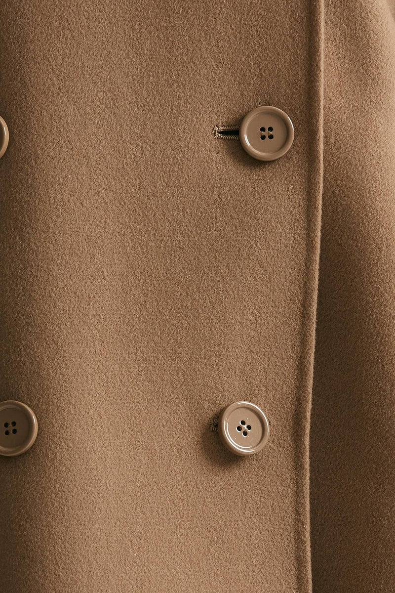 Trench corto LOUIS in lana cammello women Max mara s - 6