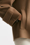 Trench corto LOUIS in lana cammello women Max mara s - 7