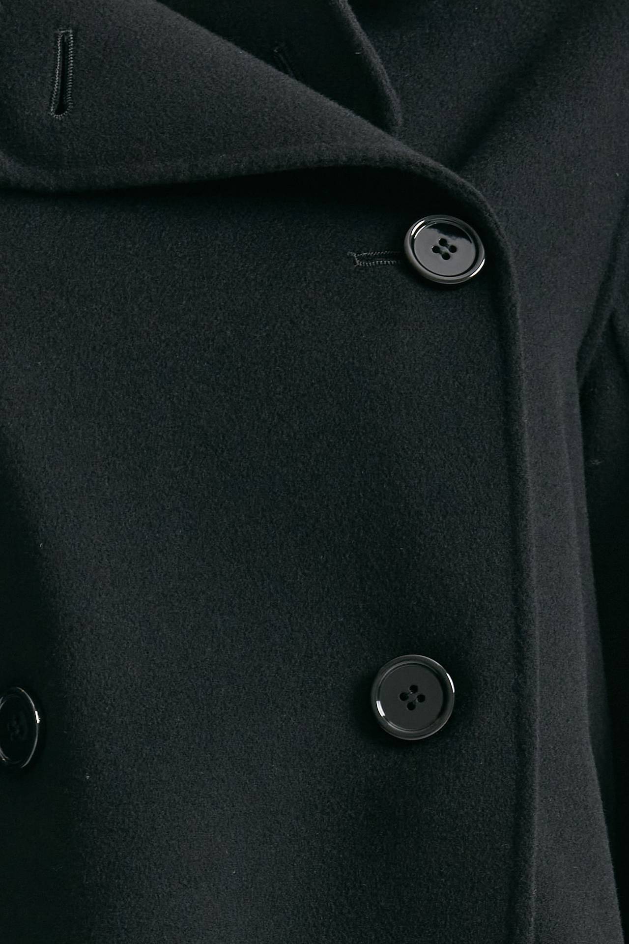 Trench corto LOUIS in lana nero women Max mara s - 8