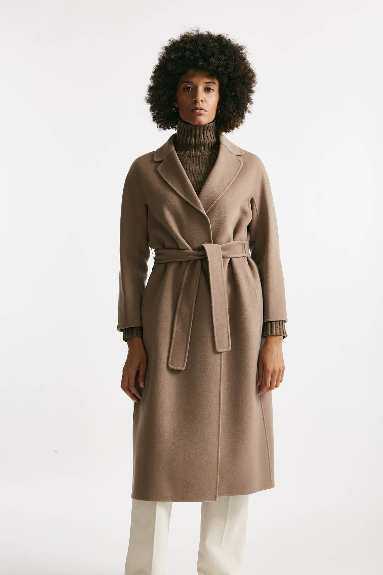 Cappotto midi a vestaglia ESTURIA tortora women Max mara s - 2