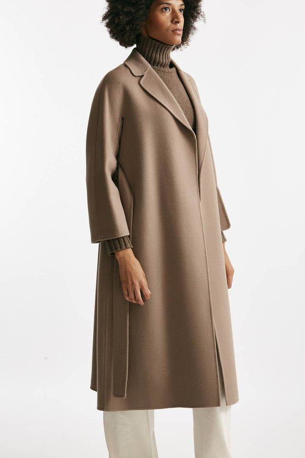 Cappotto midi a vestaglia ESTURIA tortora women Max mara s