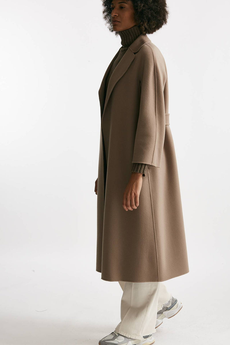 Cappotto midi a vestaglia ESTURIA tortora women Max mara s - 4