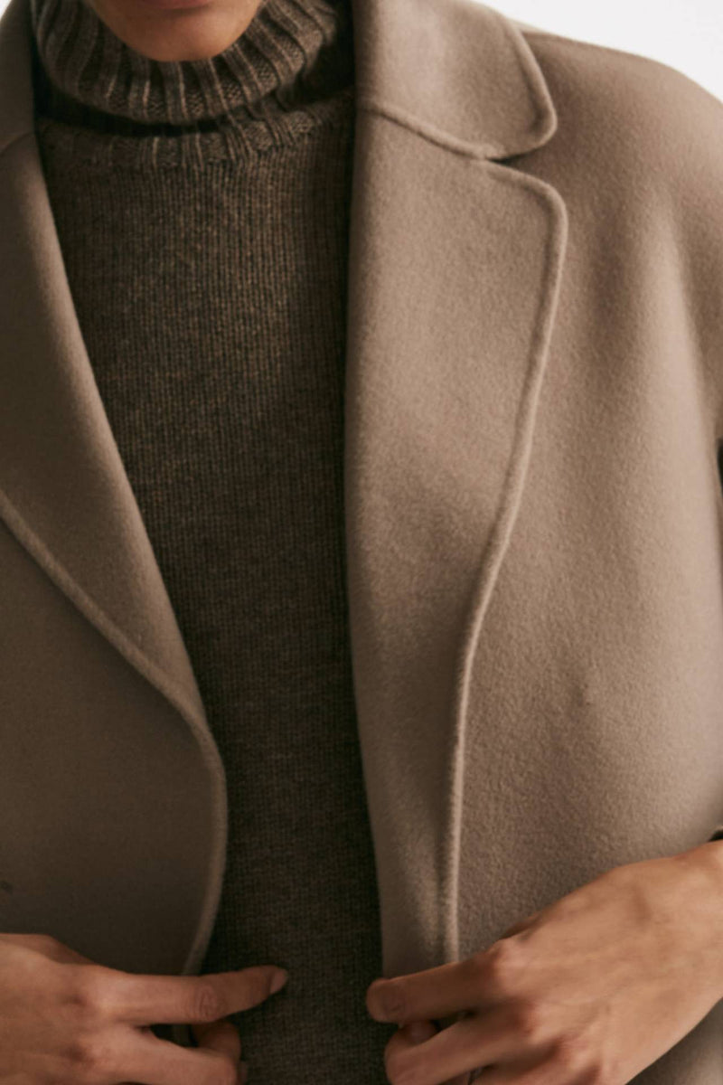 Cappotto midi a vestaglia ESTURIA tortora women Max mara s - 5