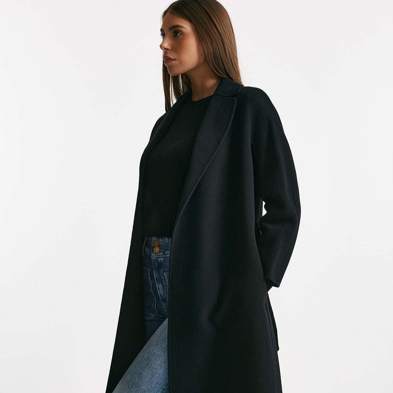 Cappotto ESTURIA midi a vestaglia nero women Max mara s - 7