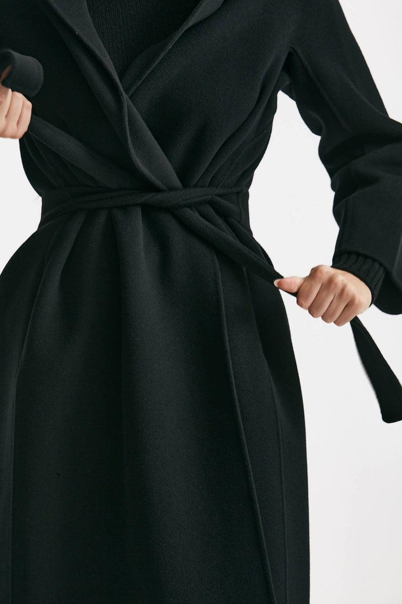 Cappotto ESTURIA midi a vestaglia nero women Max mara s - 6