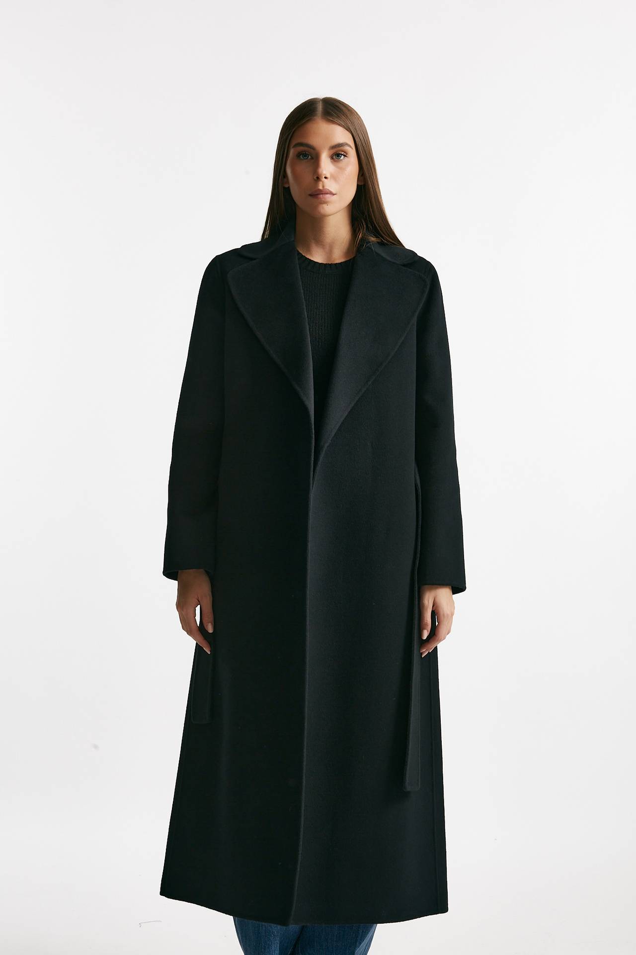 Cappotto PAOLA lungo a vestaglia nero women Max mara s - 2