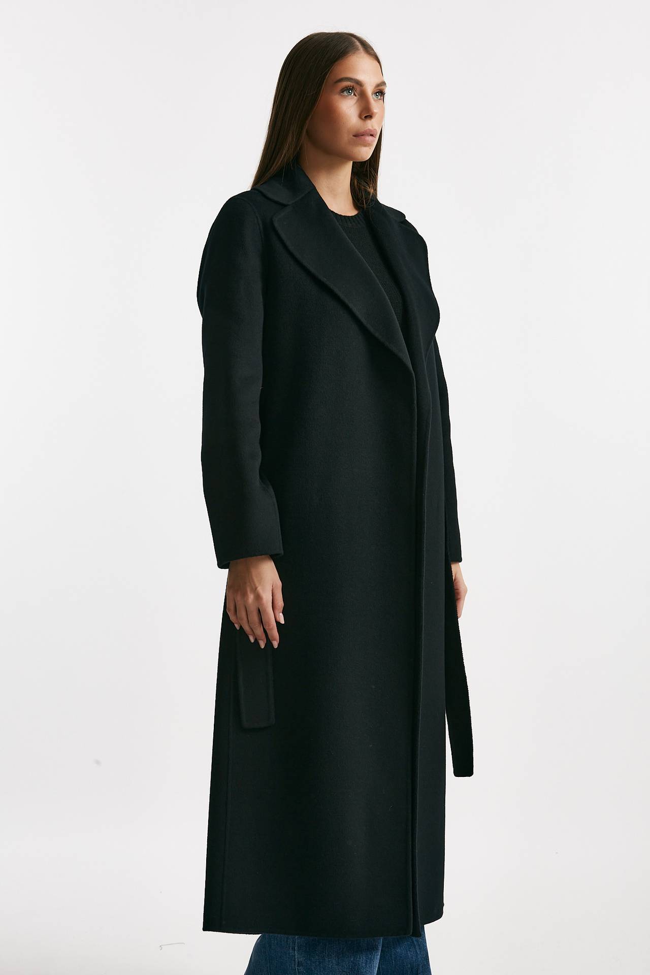 Cappotto PAOLA lungo a vestaglia nero women Max mara s - 3