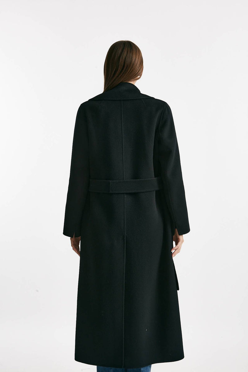 Cappotto PAOLA lungo a vestaglia nero women Max mara s - 4