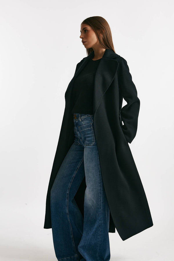 Cappotto PAOLA lungo a vestaglia nero women Max mara s