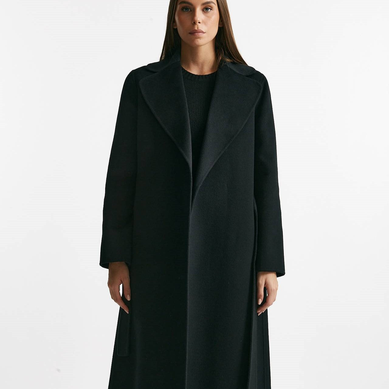 Cappotto PAOLA lungo a vestaglia nero women Max mara s - 9