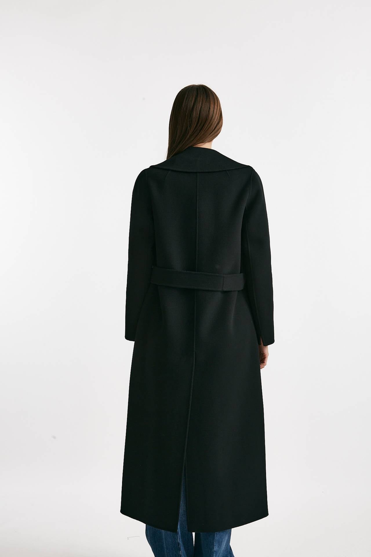 Cappotto POLDO lungo a vestaglia nero women Max mara s - 3