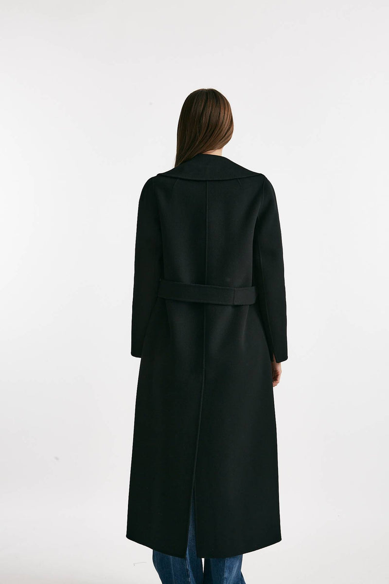 Cappotto POLDO lungo a vestaglia nero women Max mara s - 3