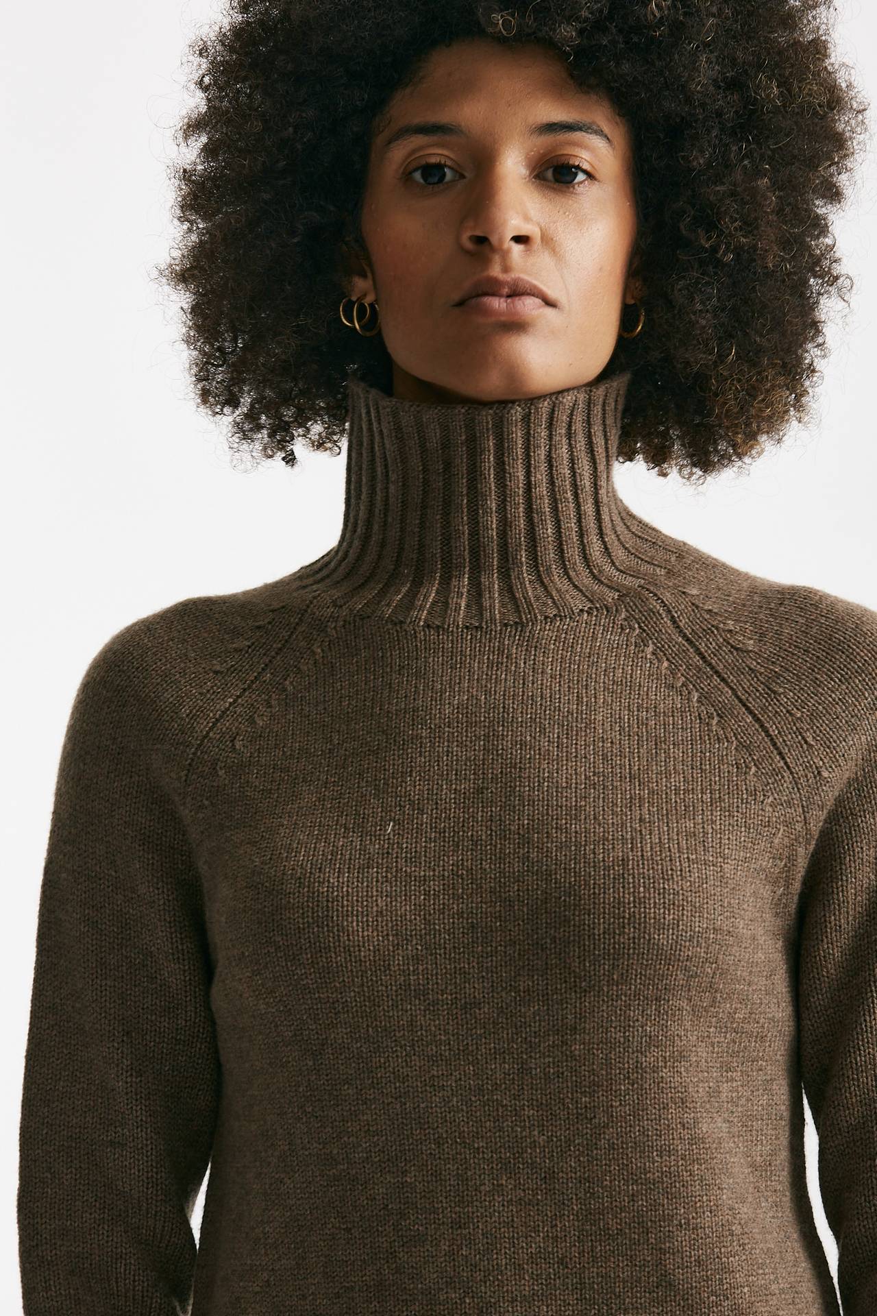 Maglia MANTOVA dolcevita in lana e cachemire tortora women Max mara s - 5