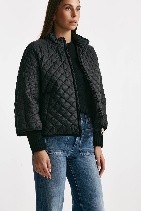 Giubbino DELFINA in tela antigoccia nero women Max mara s