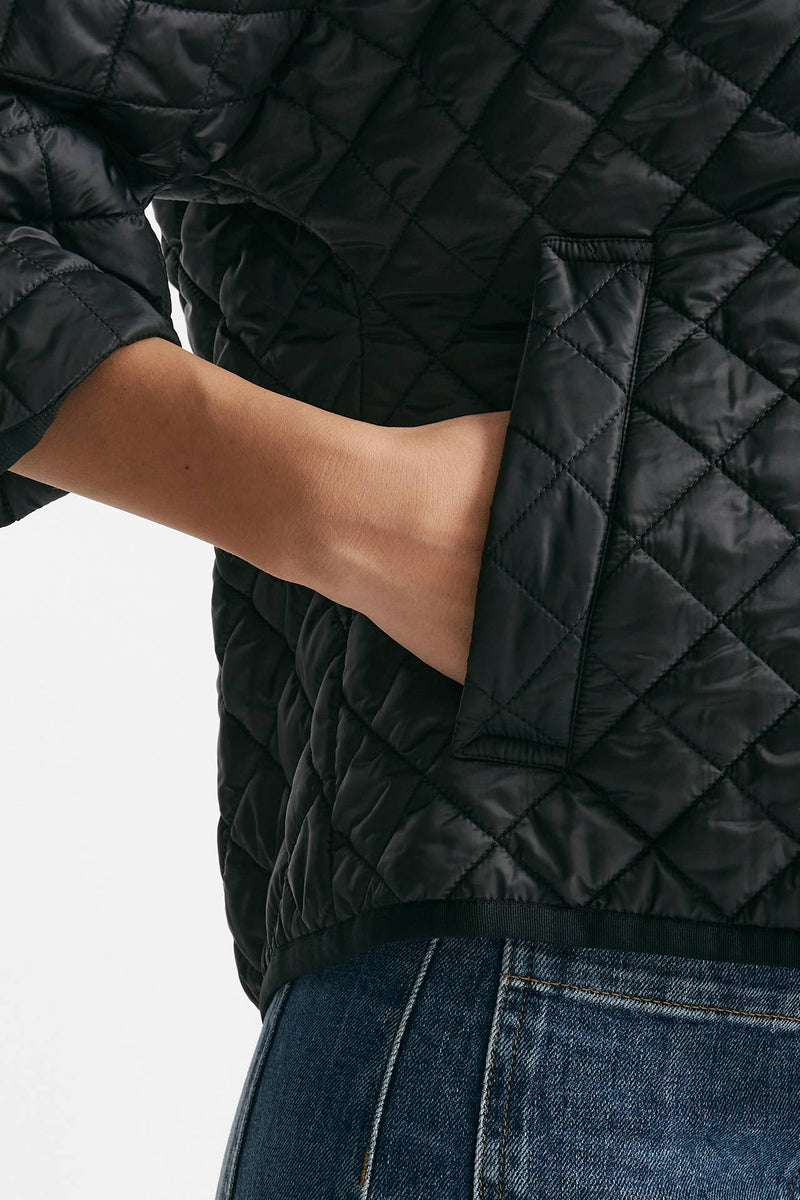 Giubbino DELFINA in tela antigoccia nero women Max mara s - 6