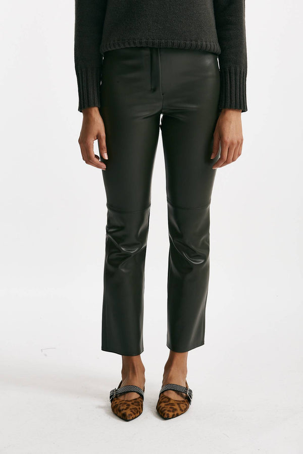 Pantalone slim SUBLIME in eco pelle verdone women Max mara s