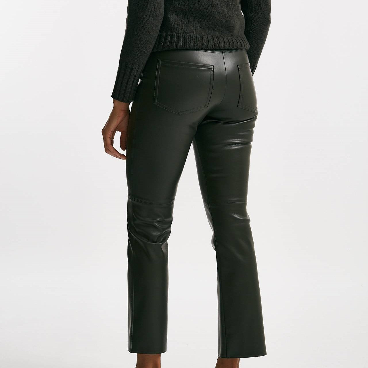 Pantalone slim SUBLIME in eco pelle verdone women Max mara s - 6