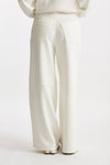 Pantalone MERLOT in jersey di cotone bianco women Max mara s - 4
