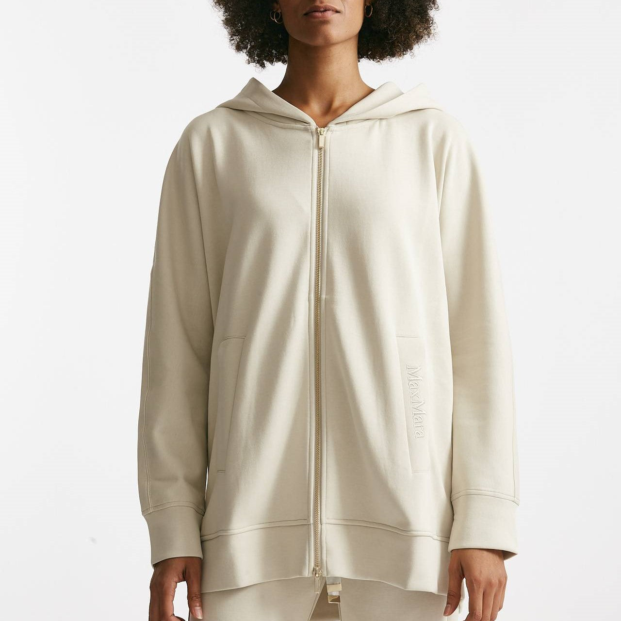 Felpa lunga over size VERBANO panna women Max mara s - 6