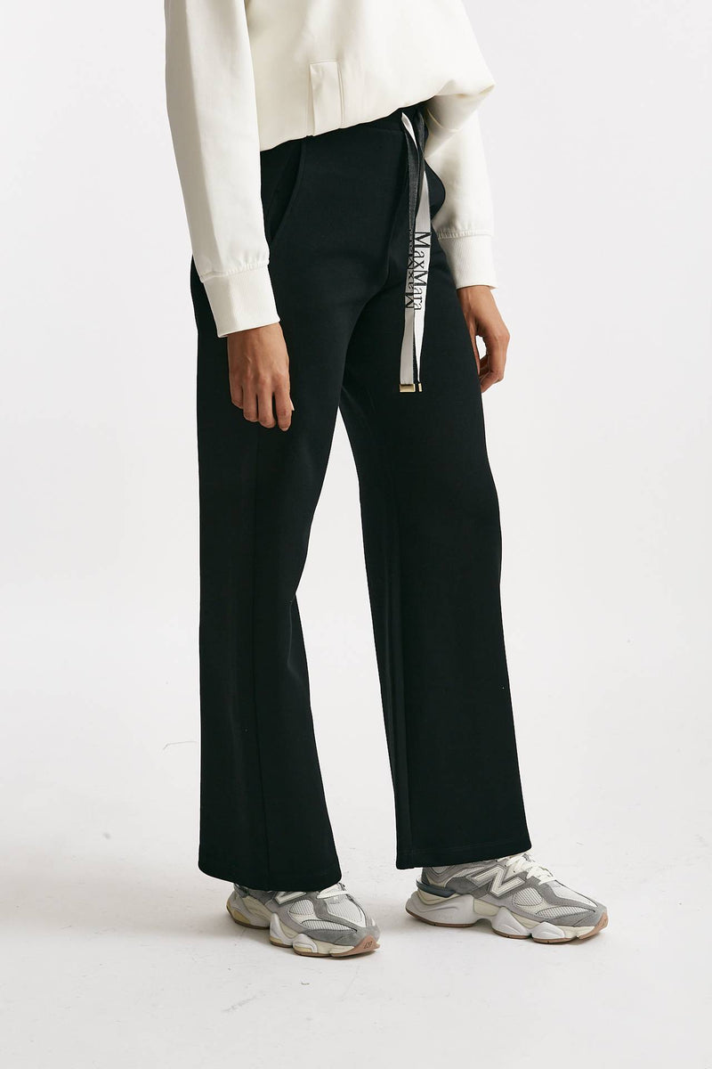 Pantalone in jersey di cotone POTENZA nero women Max mara s - 2
