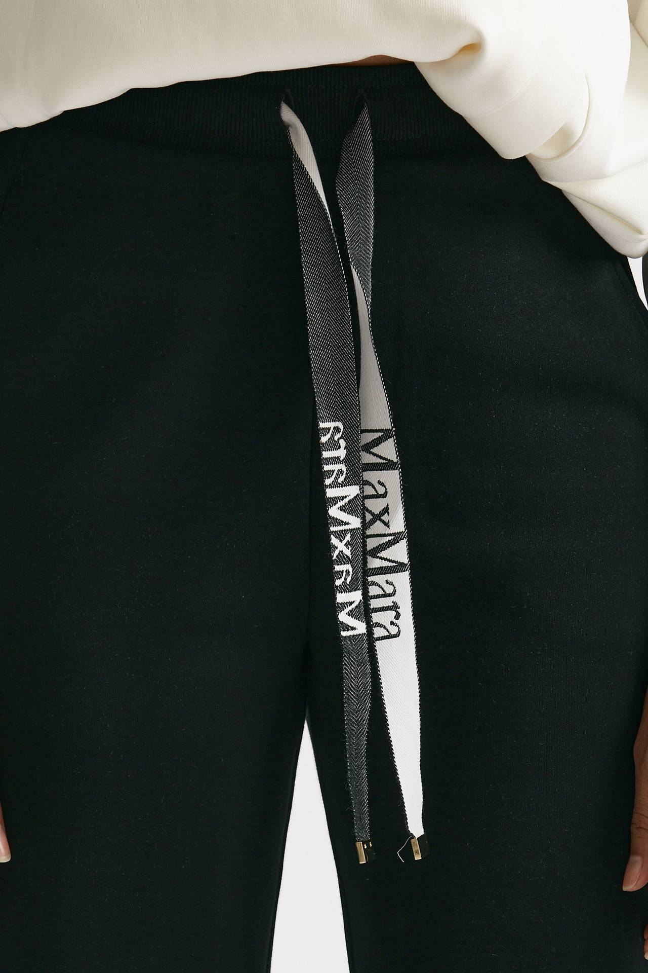 Pantalone in jersey di cotone POTENZA nero women Max mara s - 6