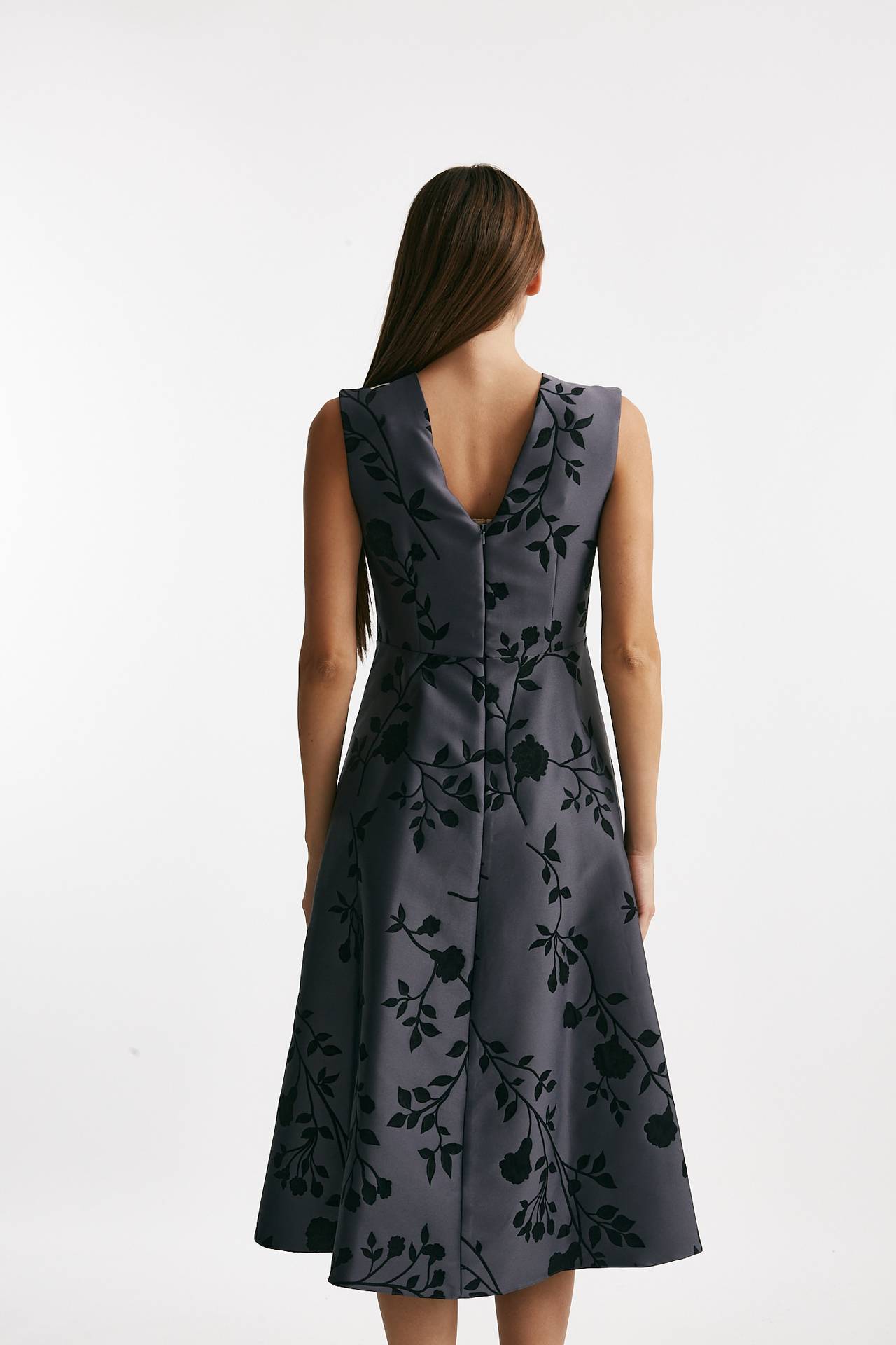 Abito jaquard fiorato CLEA blu women Max mara s - 3