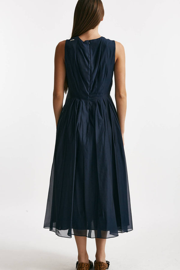 Abito midi in organza WALLY blu women Max mara s