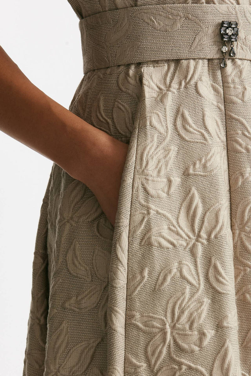 Abito jaquard tono su tono FIABA beige women Max mara s - 7