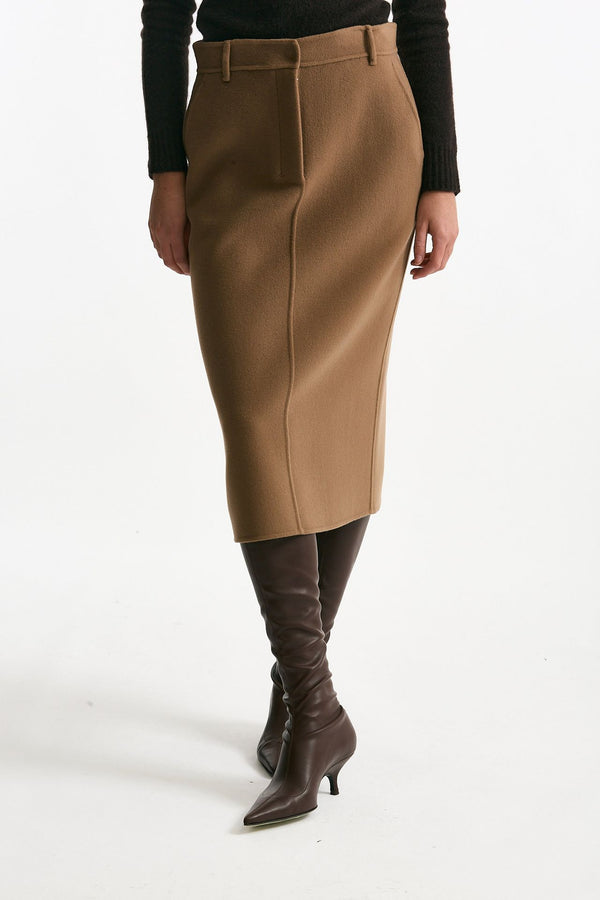 Gonna JANE in drap di lana cammello women Max mara s