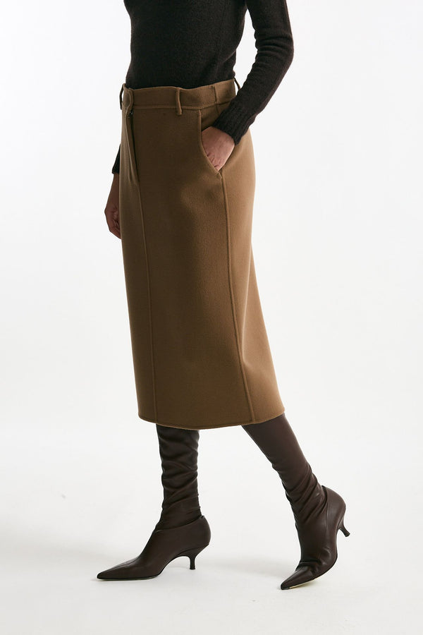 Gonna JANE in drap di lana cammello women Max mara s