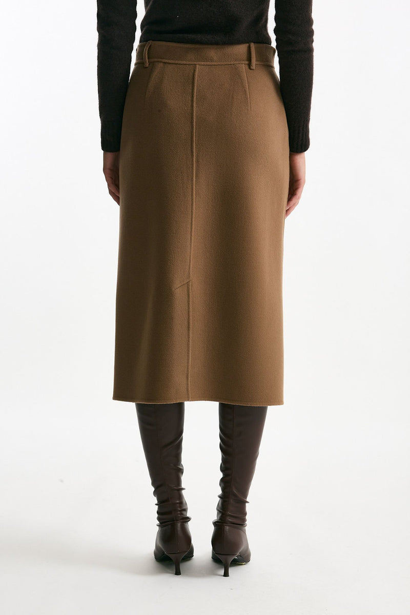 Gonna JANE in drap di lana cammello women Max mara s - 3