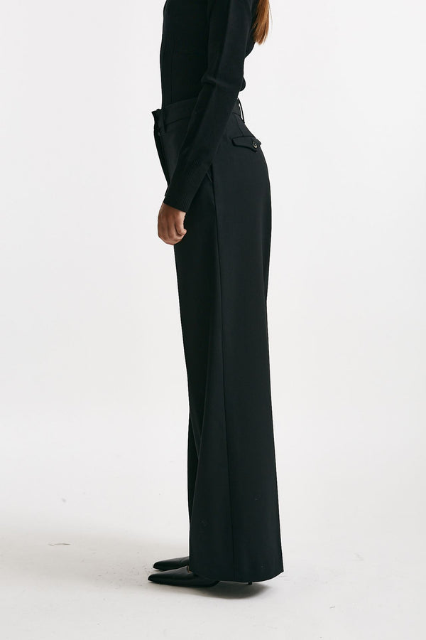 pantalone palazzo karen nero women Nine in the morning