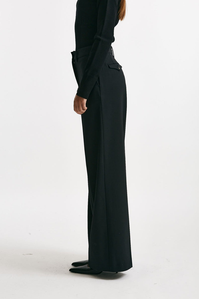 pantalone palazzo karen nero women Nine in the morning - 2