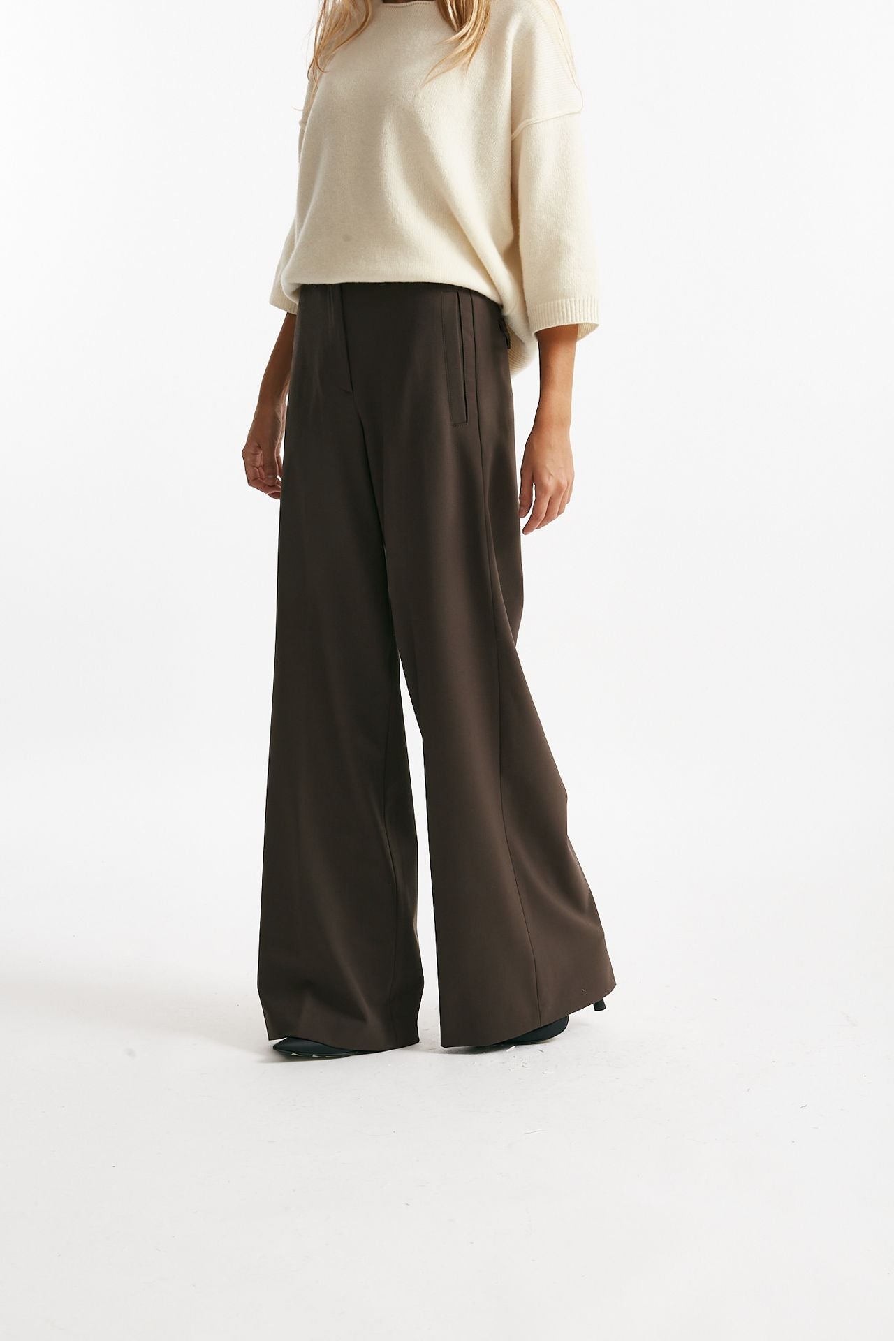 Pantalone palazzo ASTRID testa moro women Nine in the morning - 2