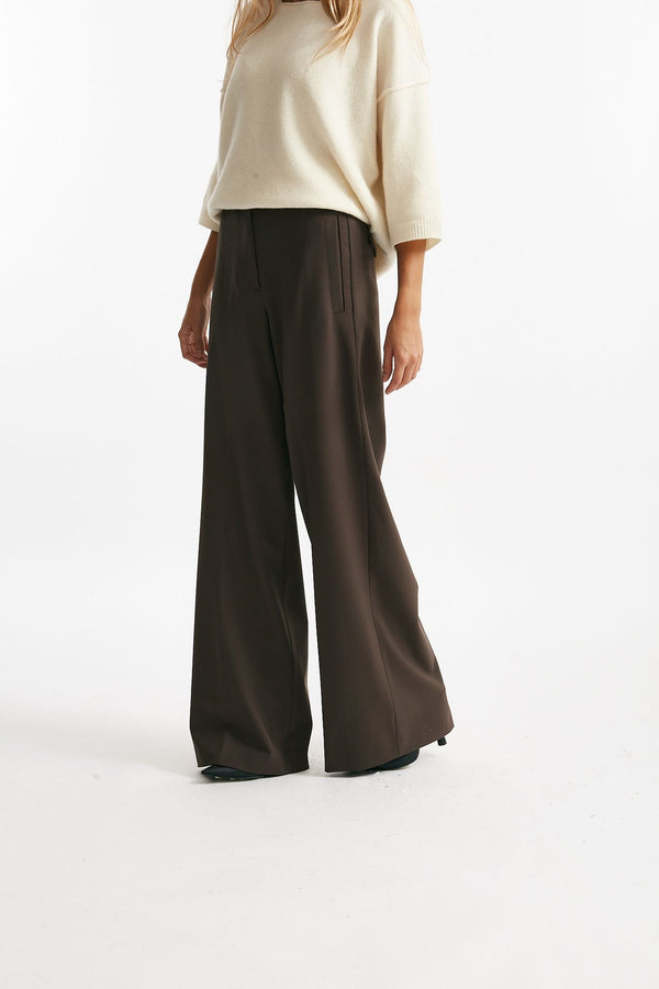Pantalone palazzo ASTRID testa moro women Nine in the morning