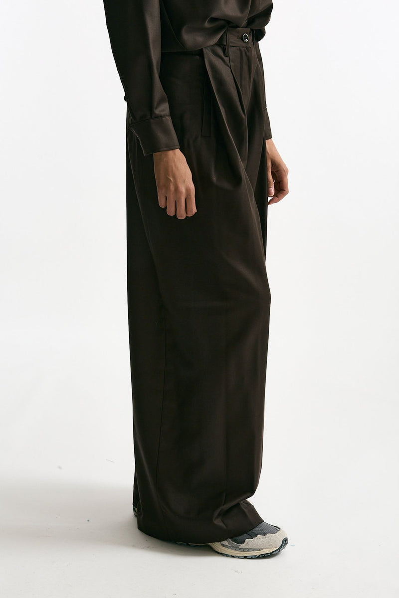 Pantalone ampio PETRA marrone women Nine in the morning - 2