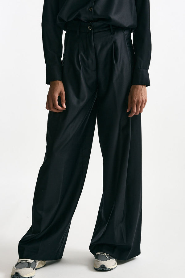 Pantalone ampio PETRA blu women Nine in the morning