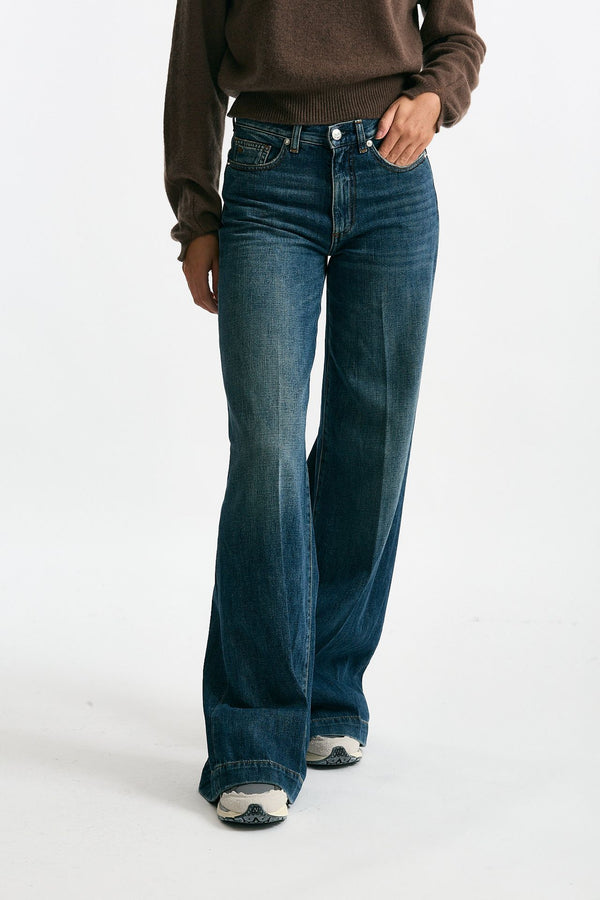 Jeans palazzo NADIA Lavaggio medio women Nine in the morning