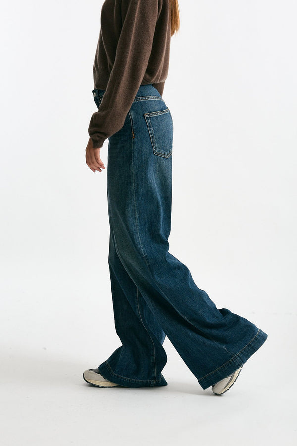 Jeans palazzo NADIA Lavaggio medio women Nine in the morning