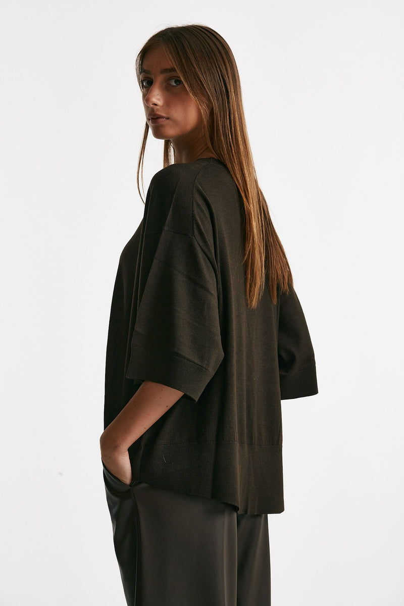 maglia girocollo scatolina cioccolato women Nude - 2