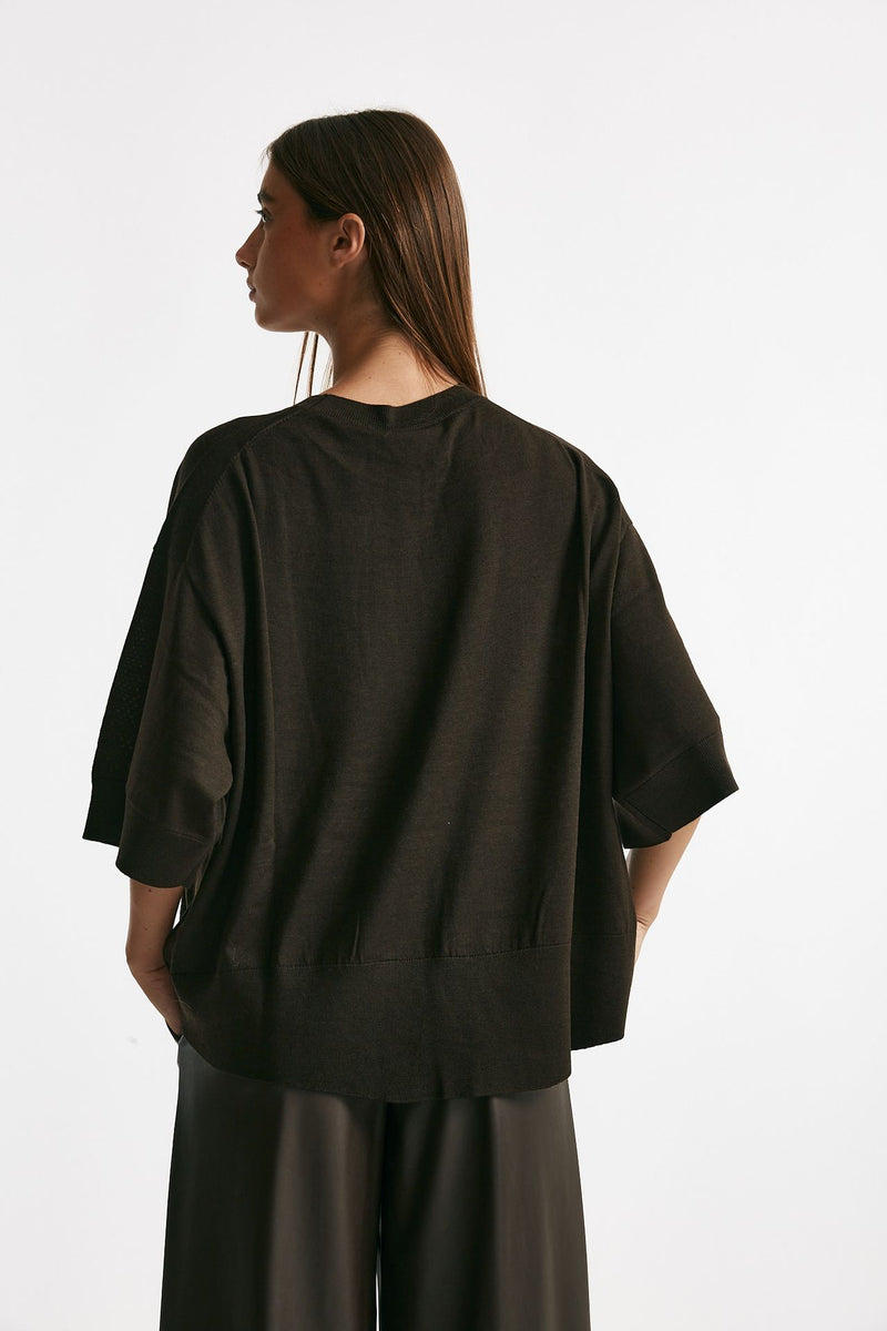 maglia girocollo scatolina cioccolato women Nude - 3