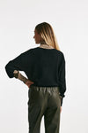maglia collo alto fantasia rombi women Nude - 3