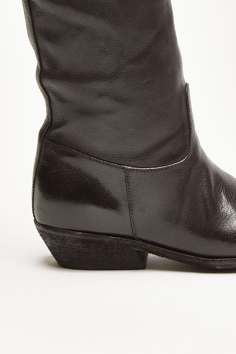 stivali pull on noelie dd104 in pelle nera women Officine creative - 6