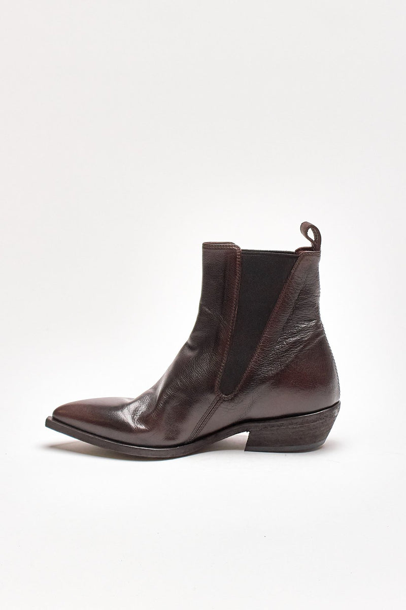stivaletti noelie dd101 in pelle ebano women Officine creative - 4